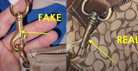 real vs fake coach hardware|coach counterfeits.